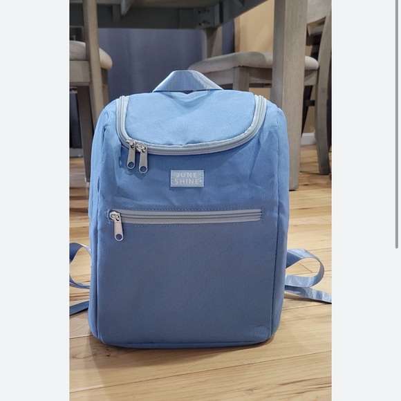 JuneShine Cooler Backpack Marine Blue Lightweight Insulated Kombucha New - Picture 2 of 6
